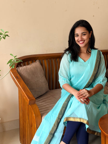 Size XS- Cotton Kurta dupatta