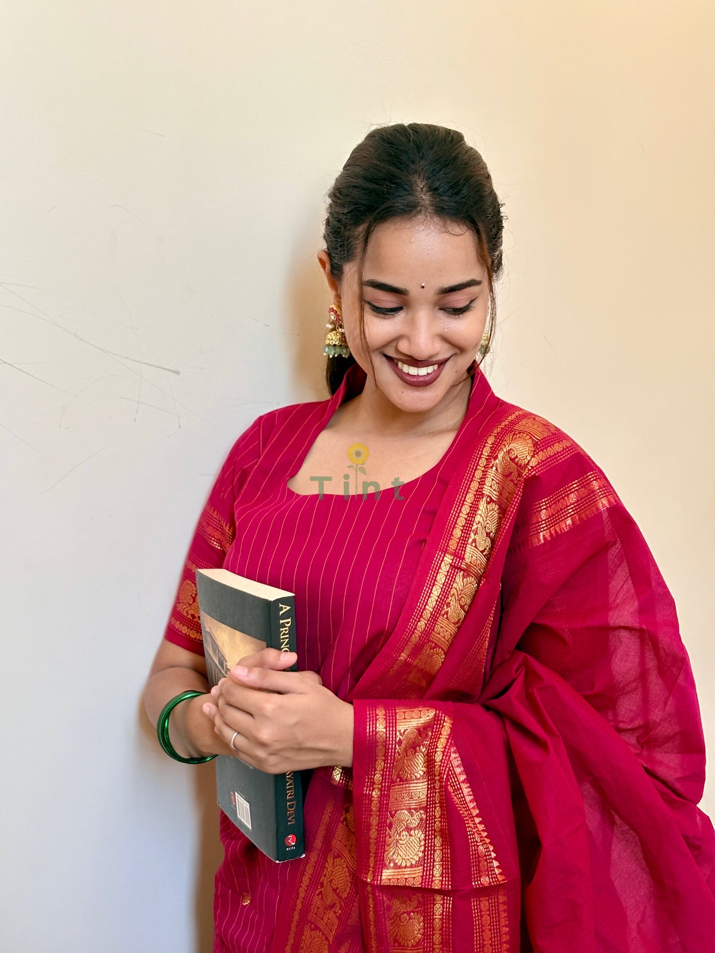 Bougainvillea Kanchi Cotton Kurta dupatta