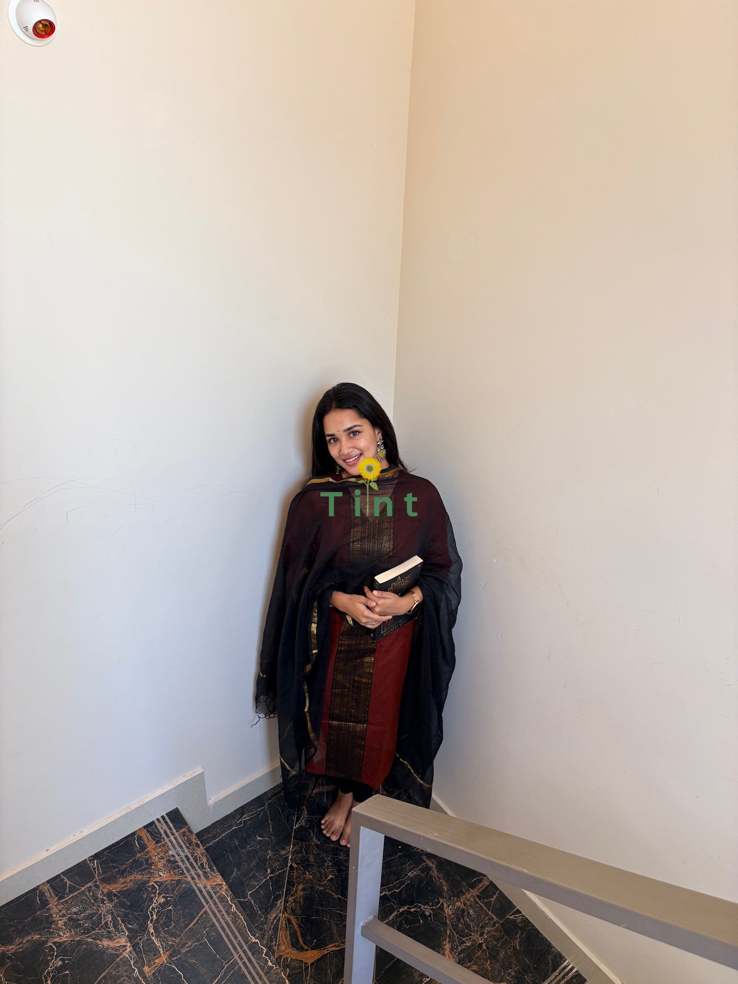 Cinnamon Latte Kanchi cotton kurta dupatta
