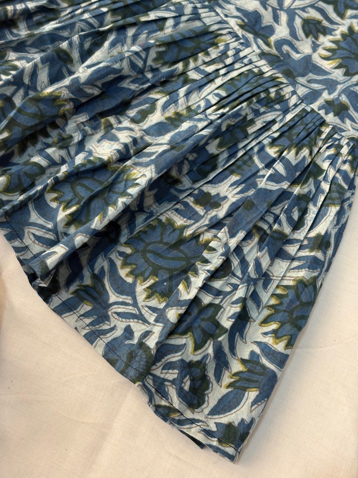 Handblock printed baby dress (1-2 years)