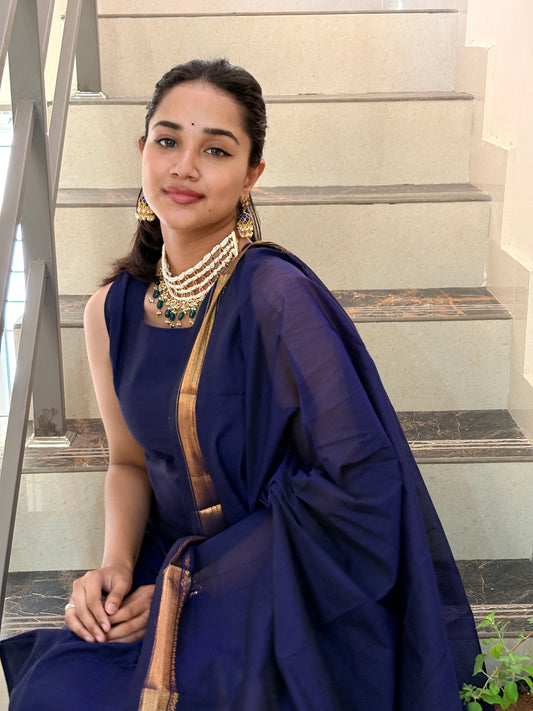 Neelam Kanchi cotton kurta dupatta