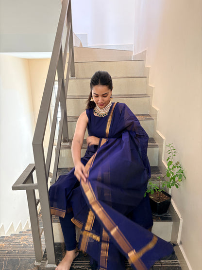 Neelam Kanchi cotton kurta dupatta