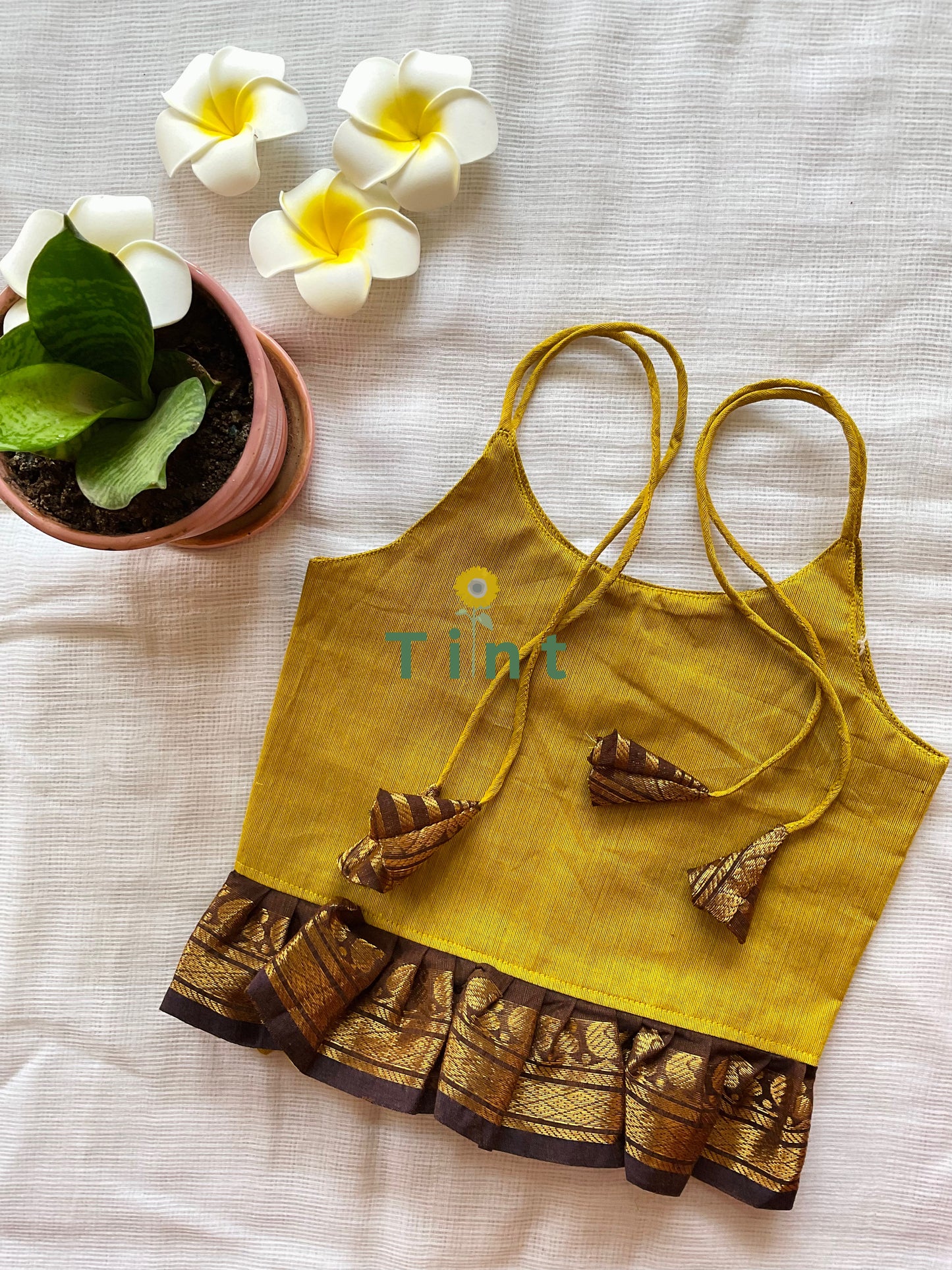 Sunflower baby top