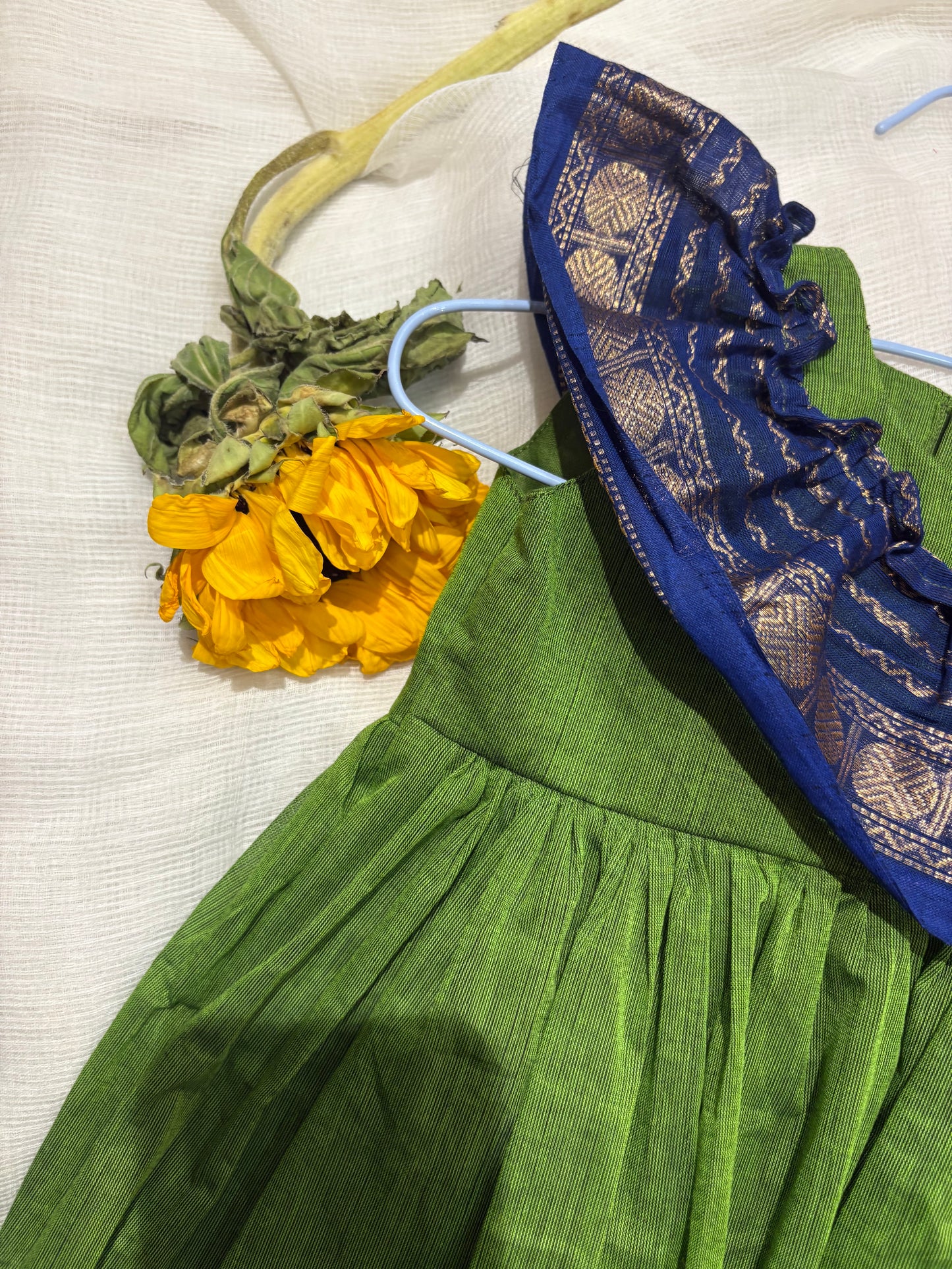 Green baby dress (1-2 years)