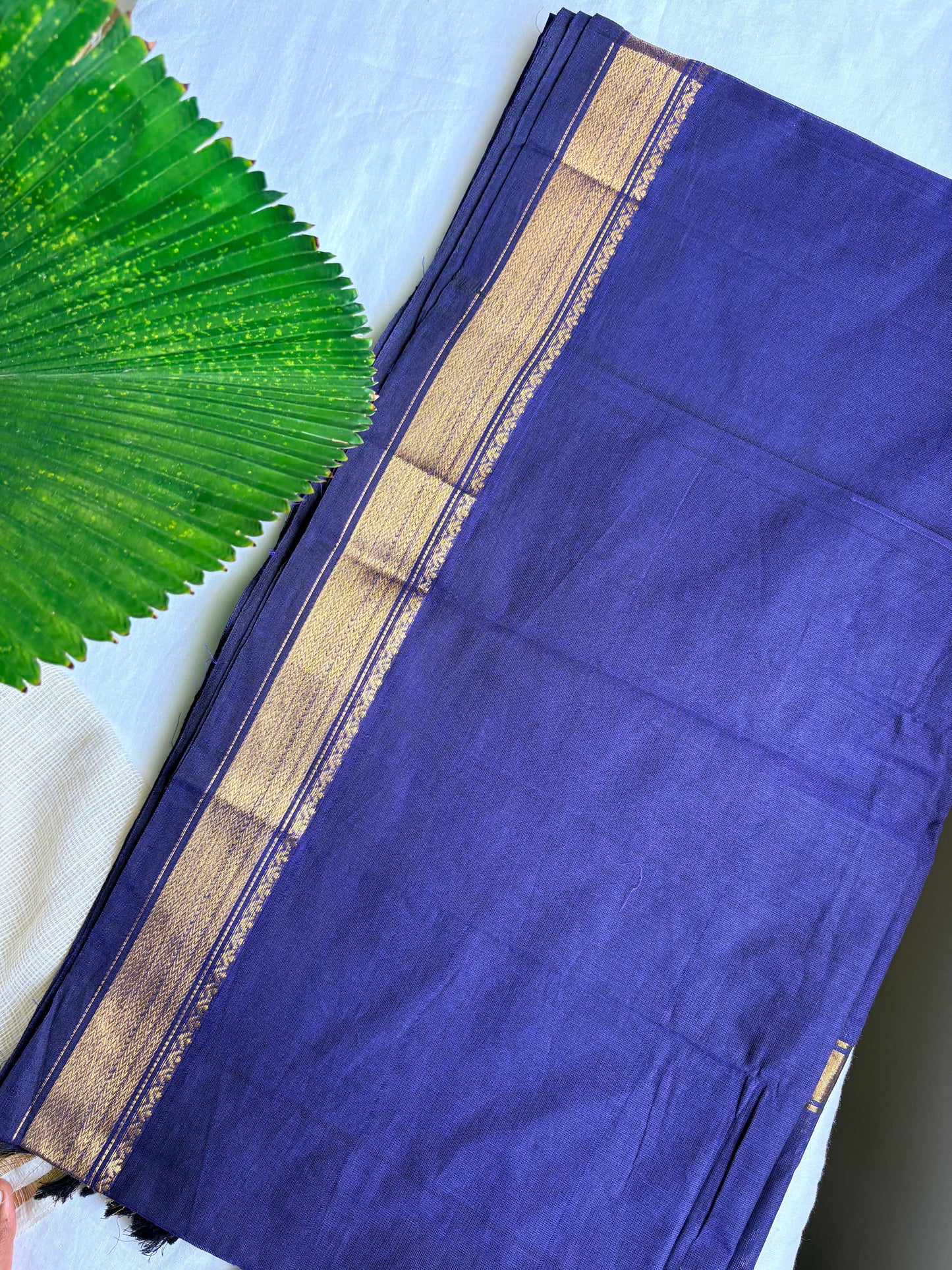 Royal blue Kanchi dupatta