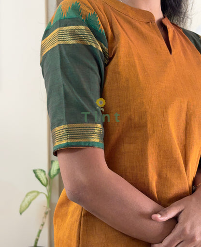Mango whirl Kurta dupatta