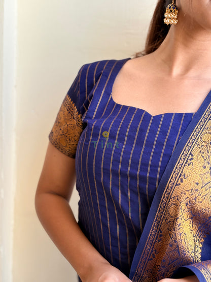 Size XS-Blue pea