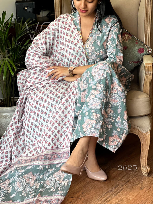 Pastel green Suit Set