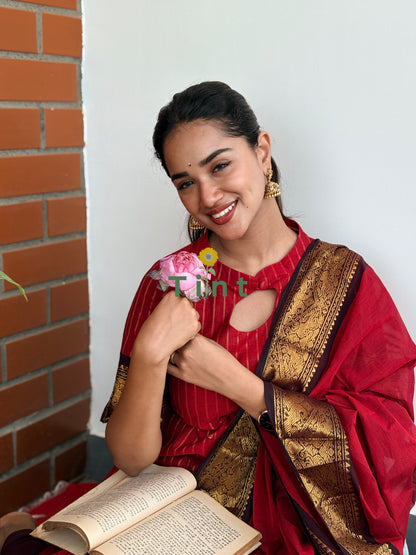 Arakku Kanchi cotton kurta dupatta