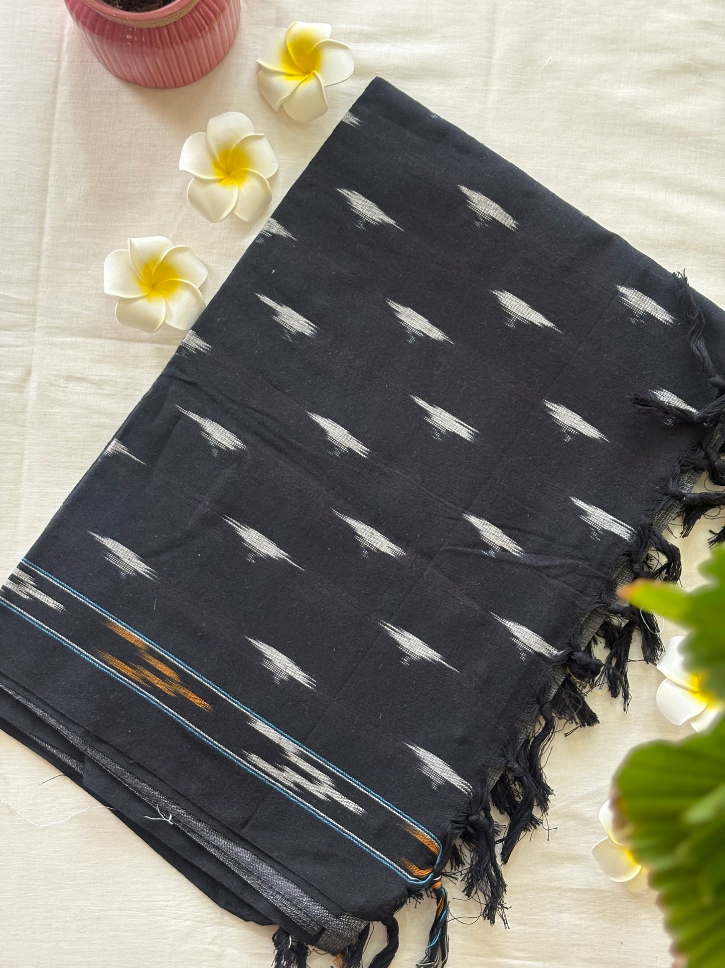 Chalk & Charcoal Ikat Dupatta