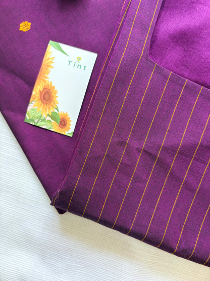 Sugarcane Purple Cotton Kurta dupatta