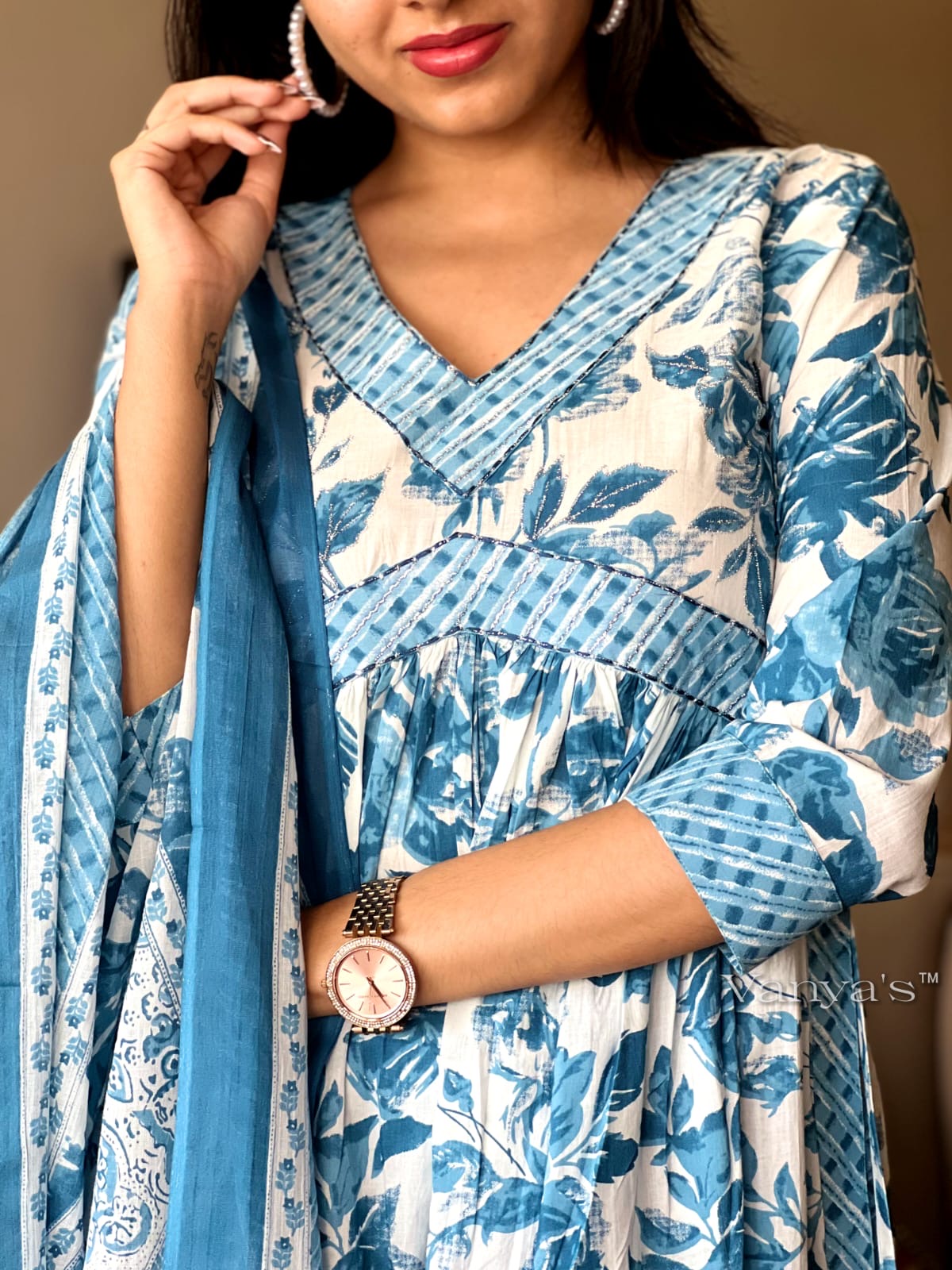 Sky blue Suit Set