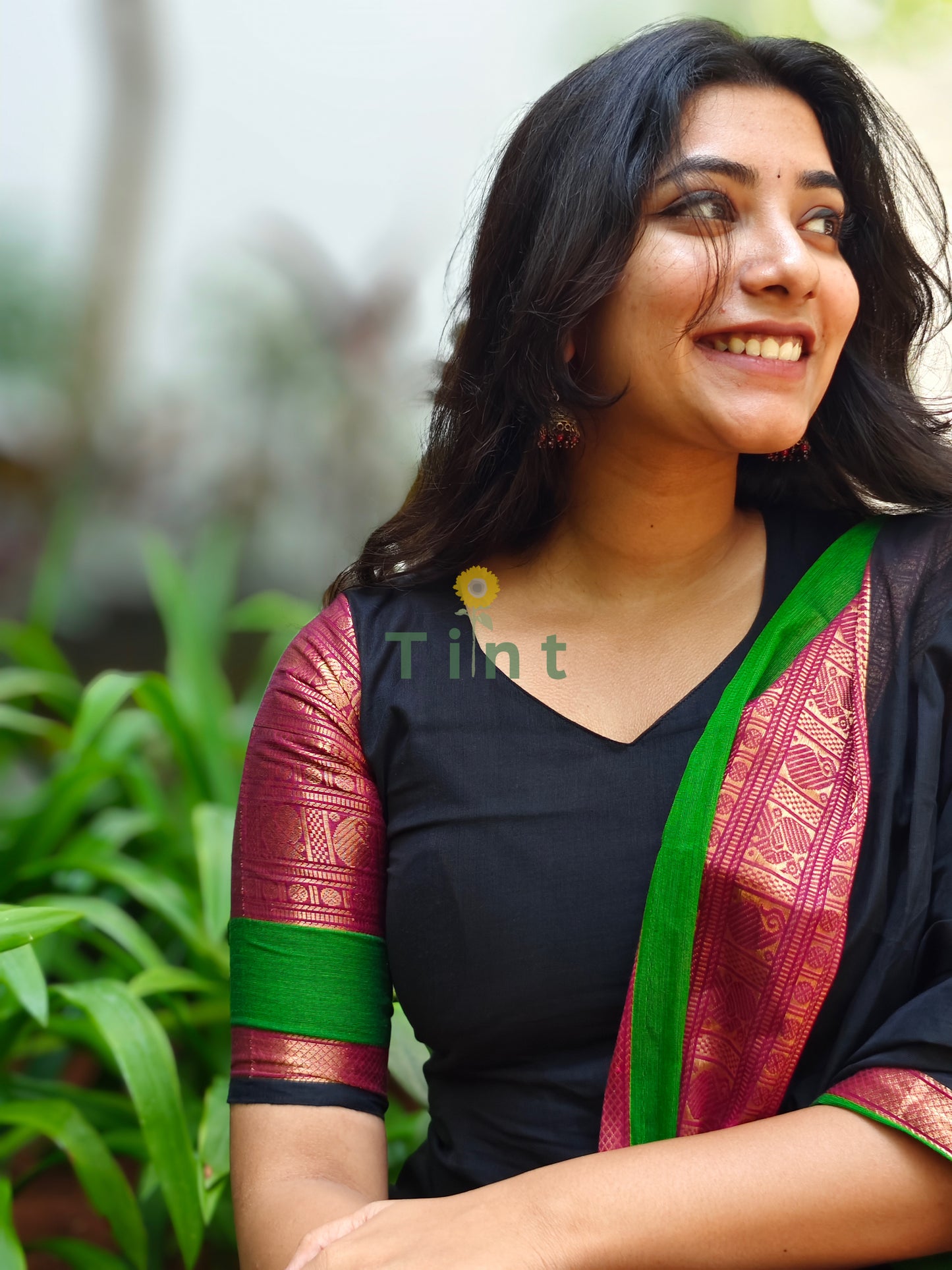 Black Kanchi Cotton Kurta Set