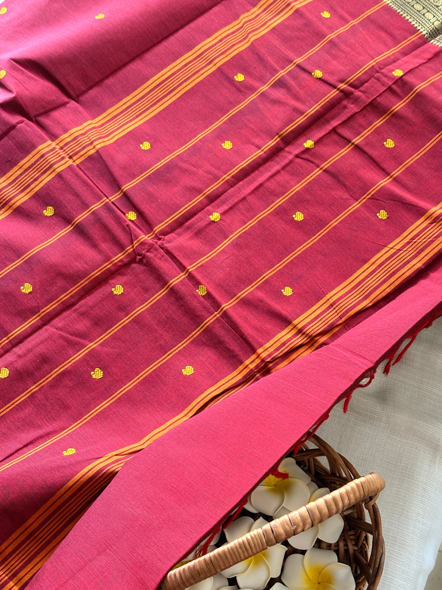 Black Cherry saree