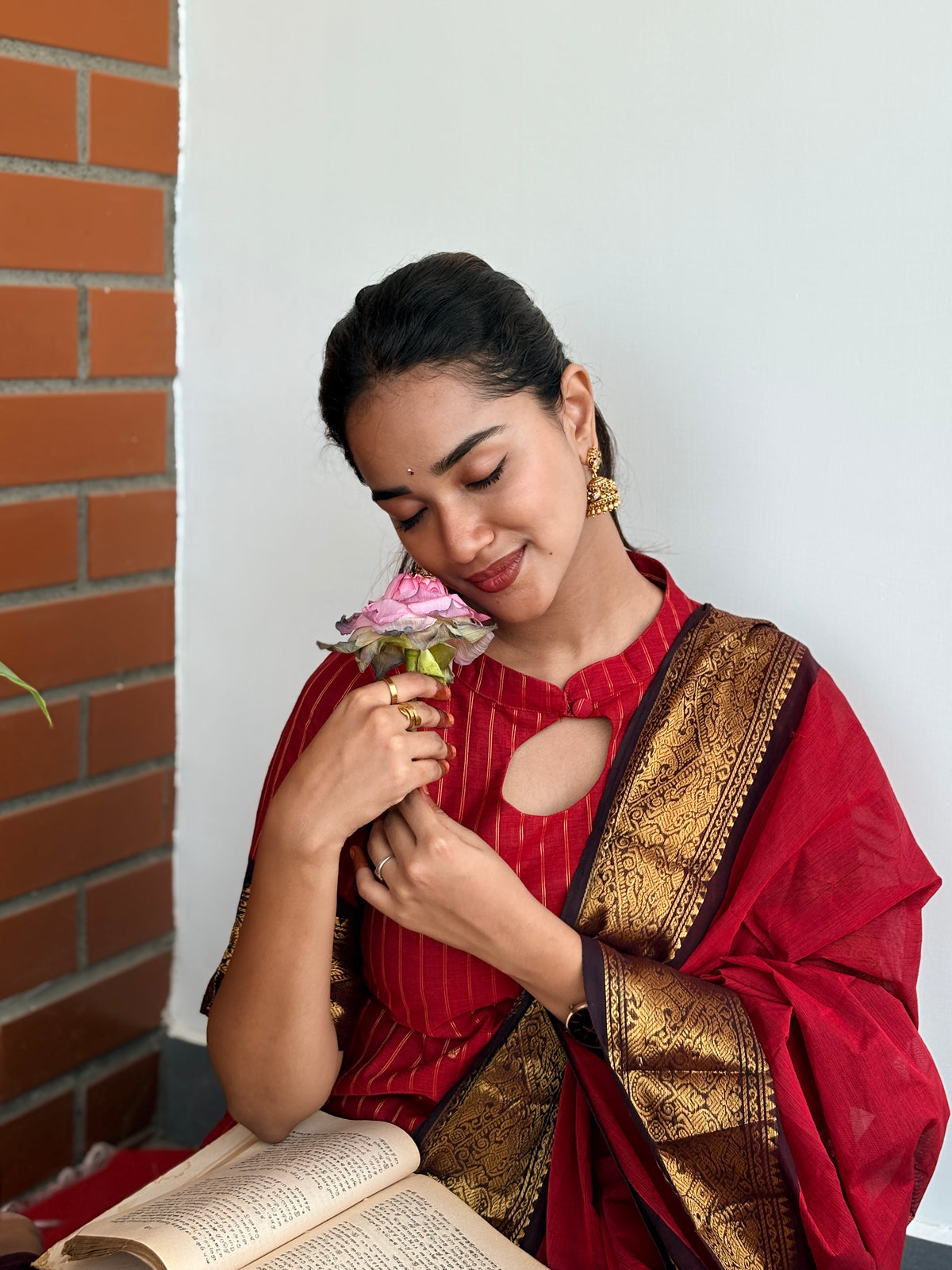 Arakku Kanchi cotton kurta dupatta