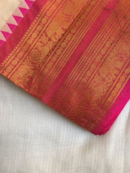 Onam bloom Unstitched cotton set (2-piece)