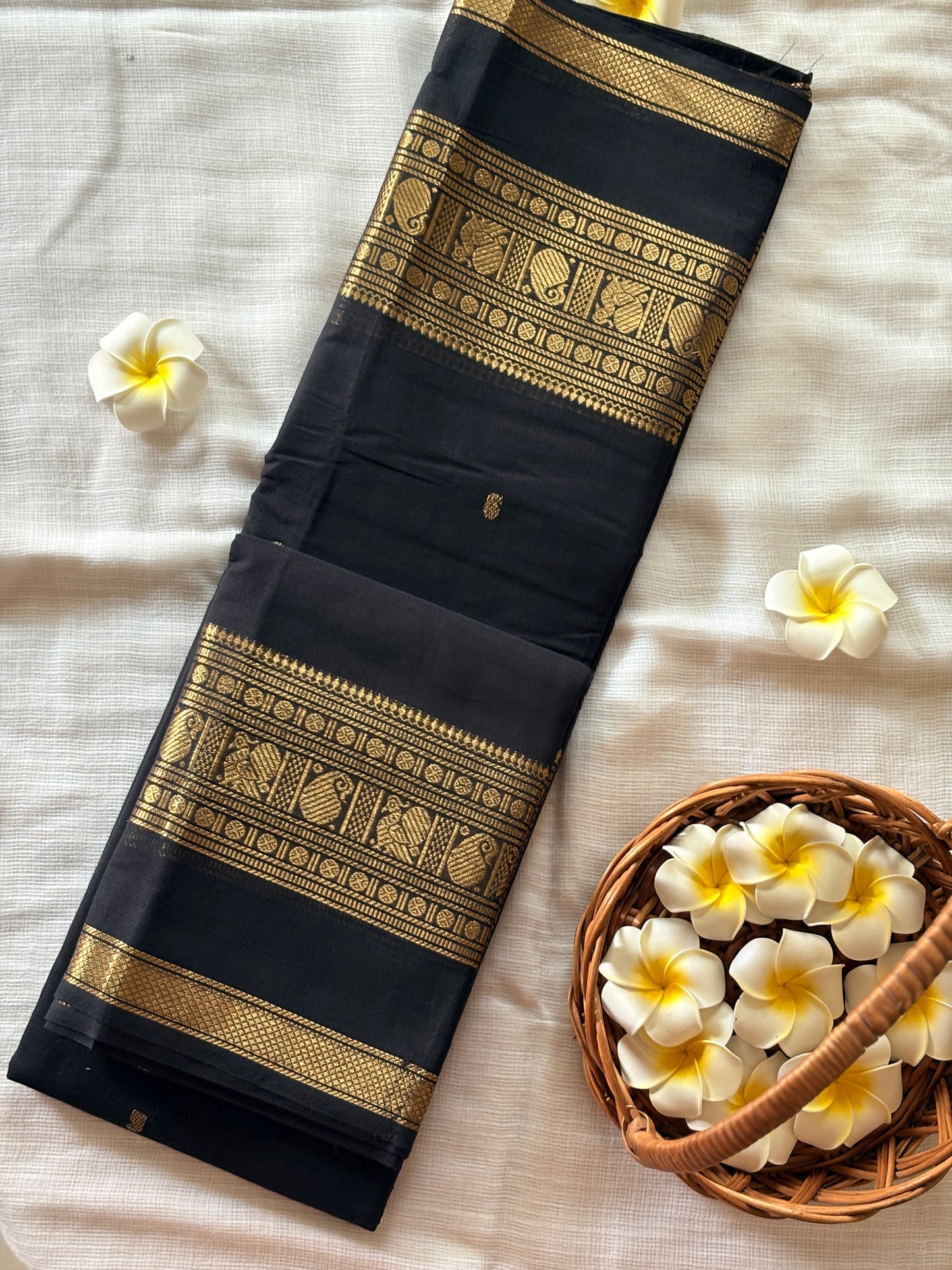 Antique Black saree