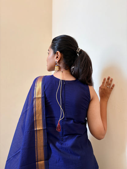 Neelam Kanchi cotton kurta dupatta