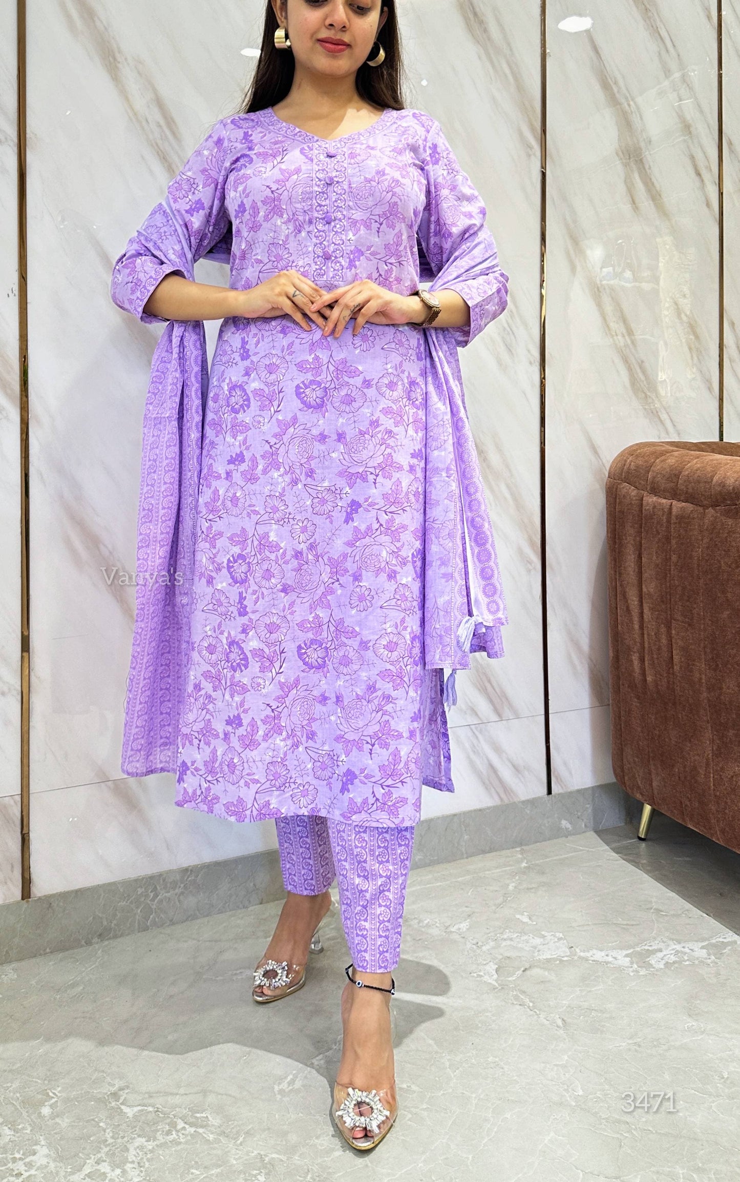 Lilac field Suit Set