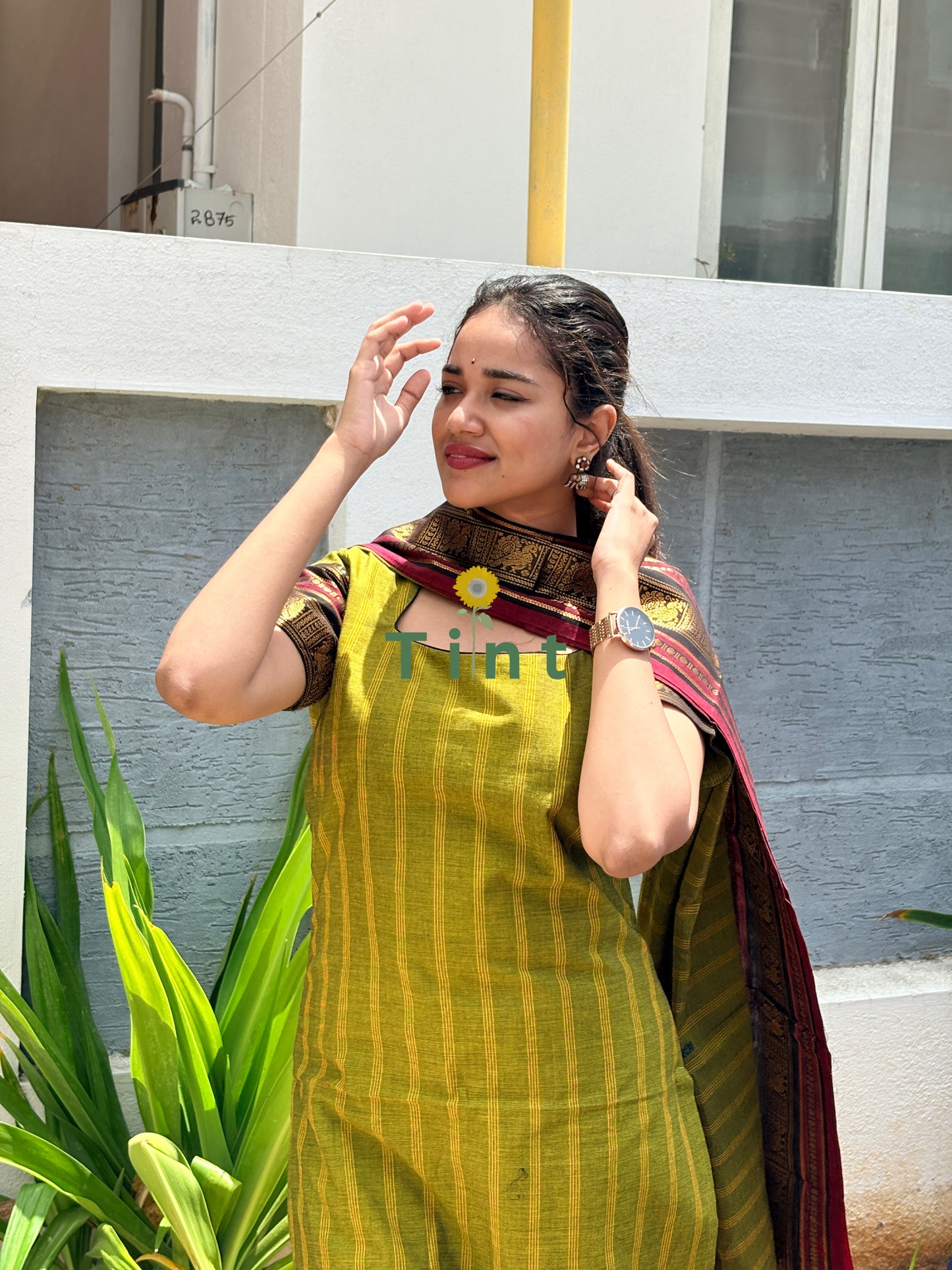 Green Apple Kurta dupatta