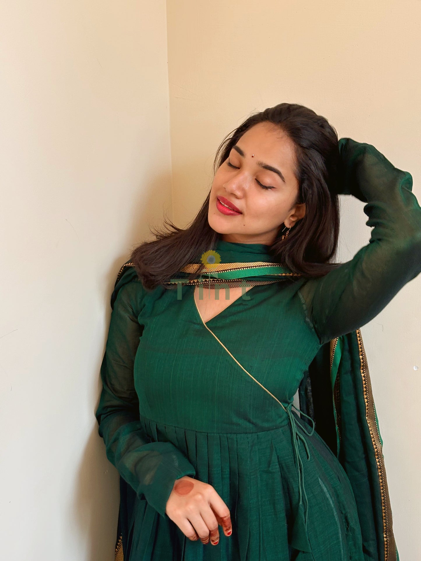 Jade Green cotton dress (Prebooking 20 days)