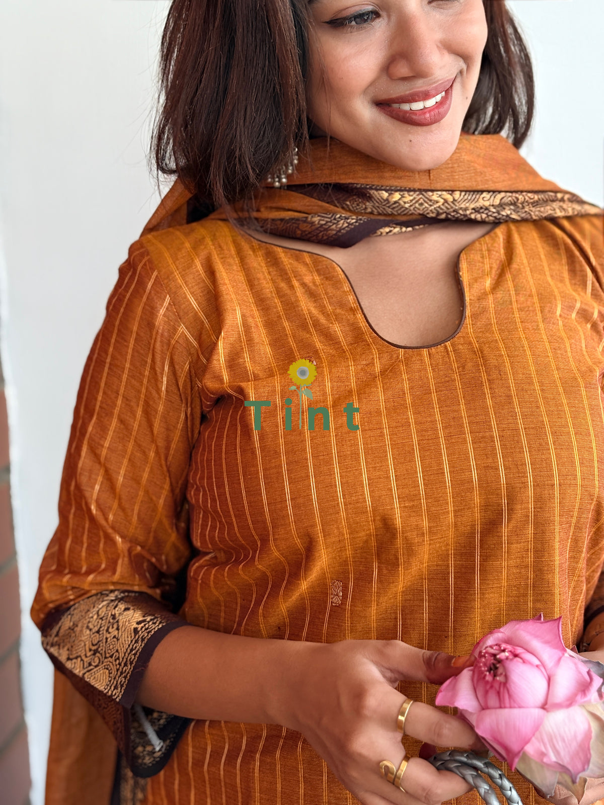 Cocoa Kanchi cotton kurta dupatta