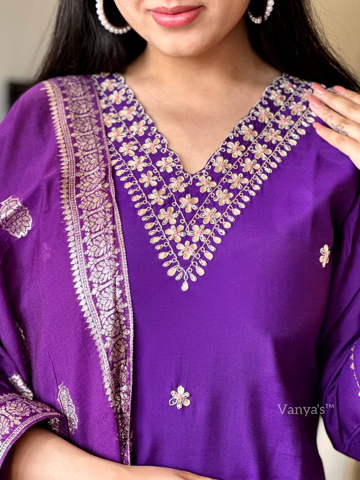 Royal purple suit set