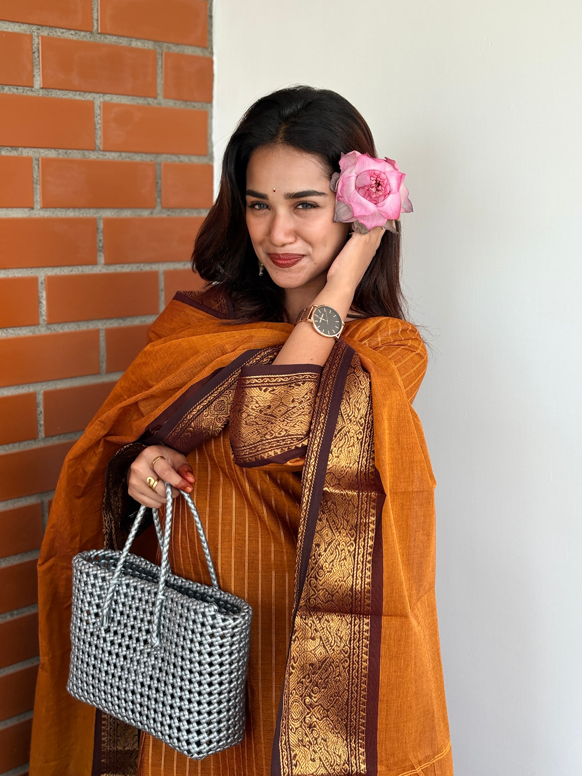 Cocoa Kanchi cotton kurta dupatta