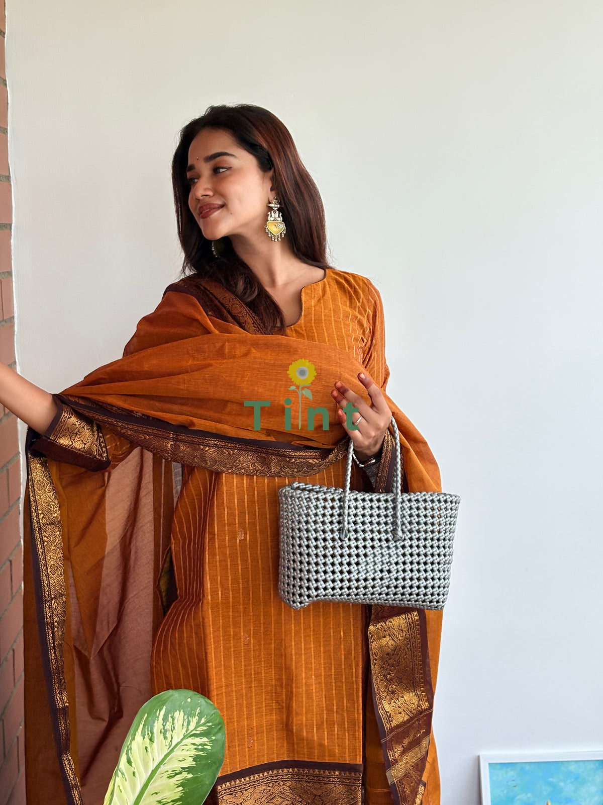 Cocoa Kanchi cotton kurta dupatta