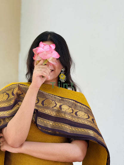 Turmeric Kanchi Cotton Kurta dupatta