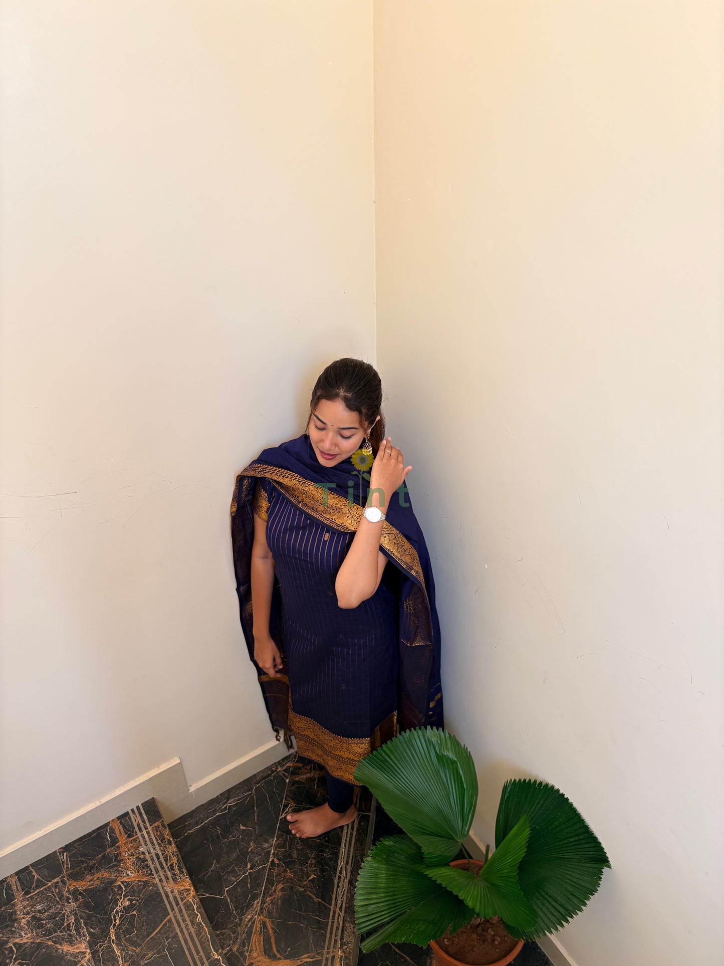 Size XS-Blue pea