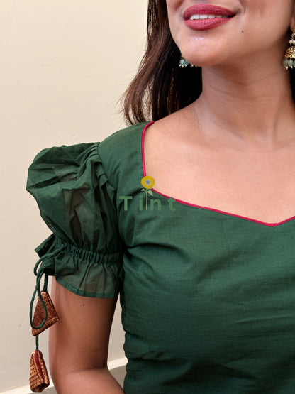 Izhai (Banana leaf) kurta dupatta