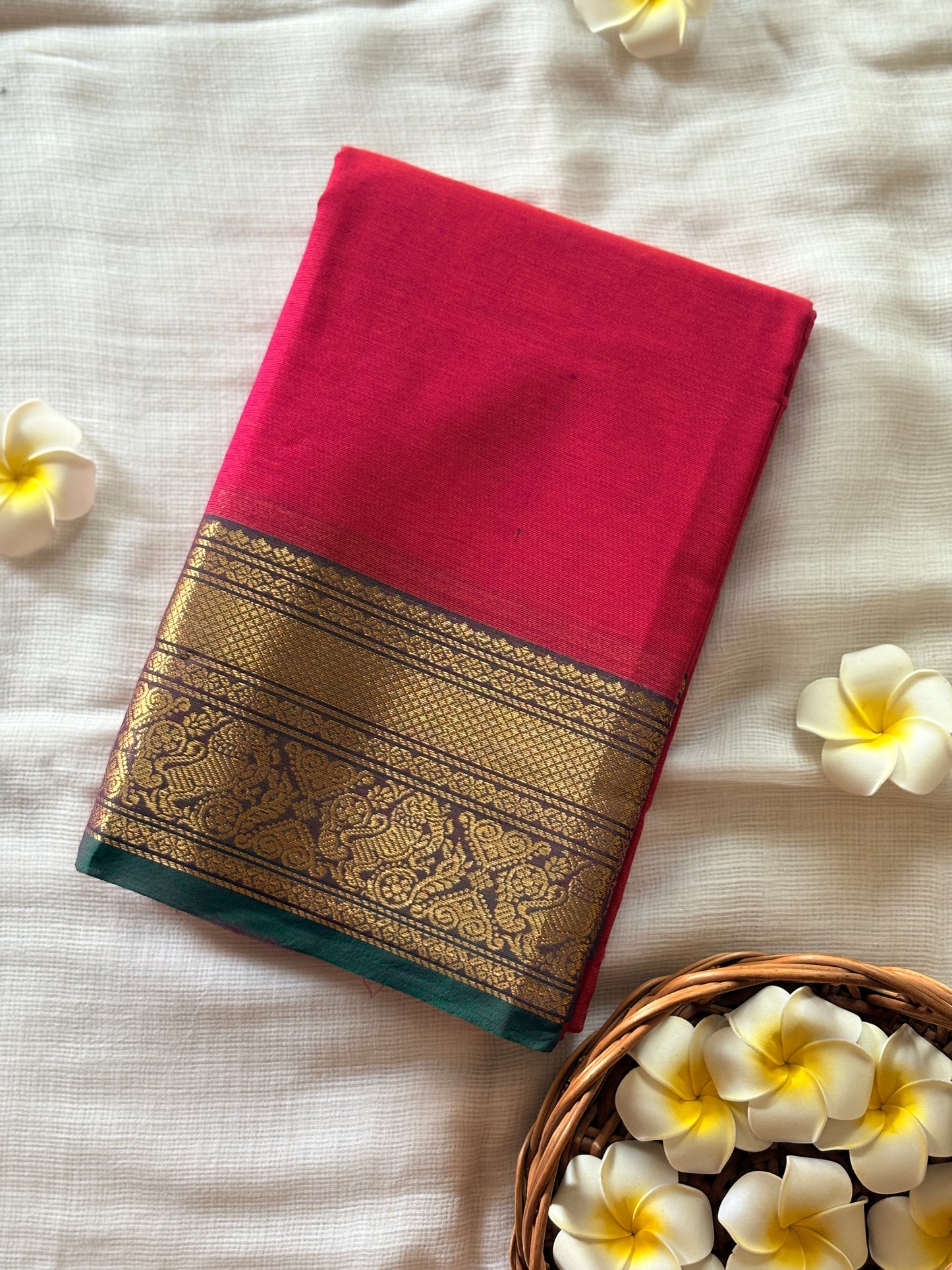 Chettinad Pink saree