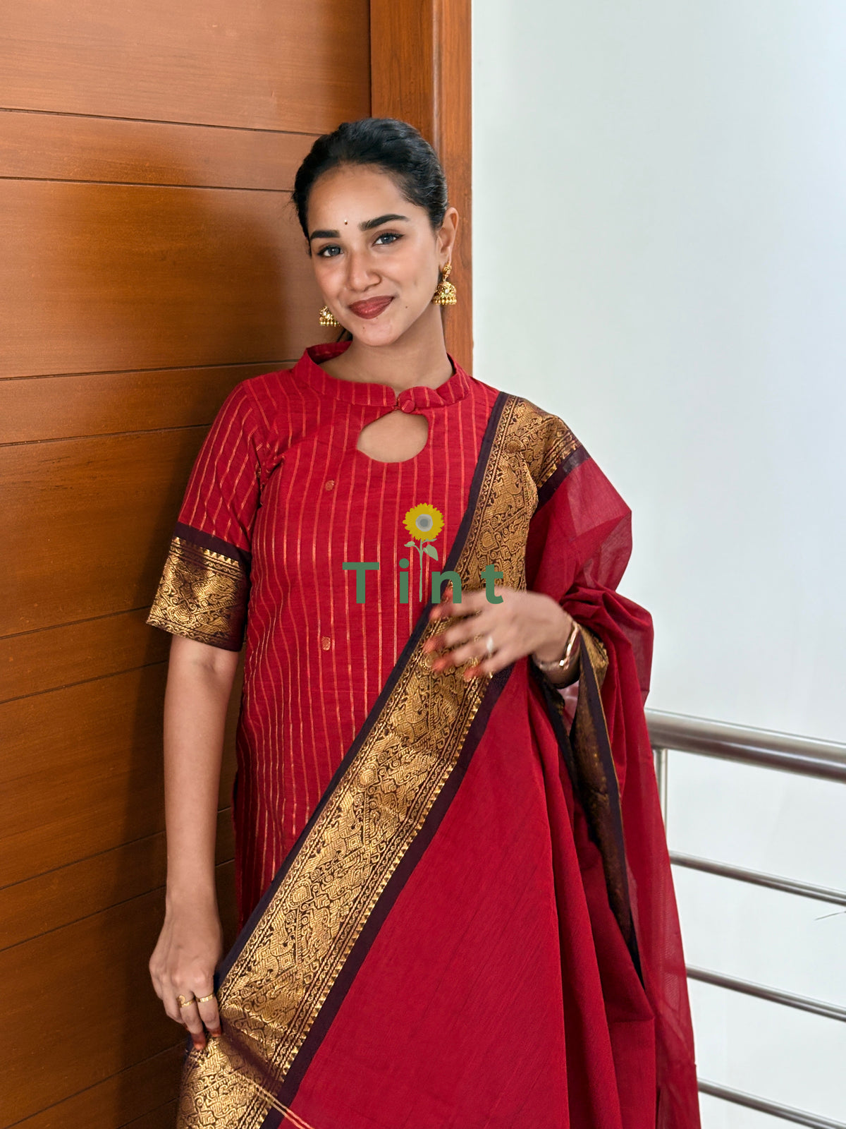 Arakku Kanchi cotton kurta dupatta