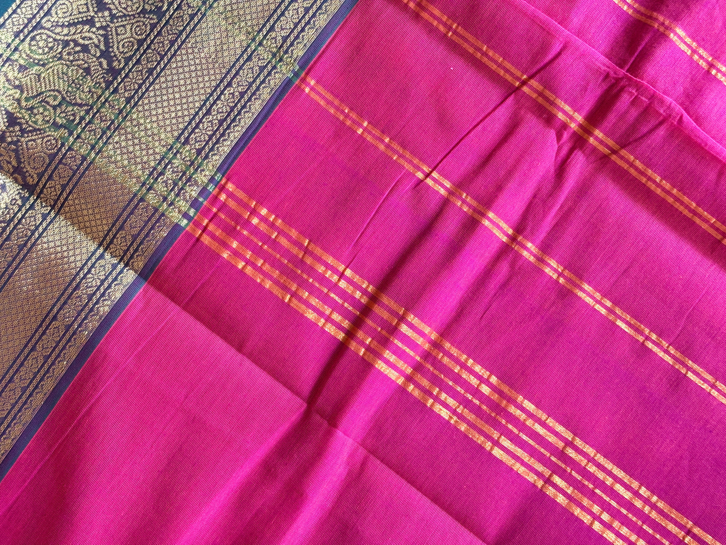 Chettinad Pink saree