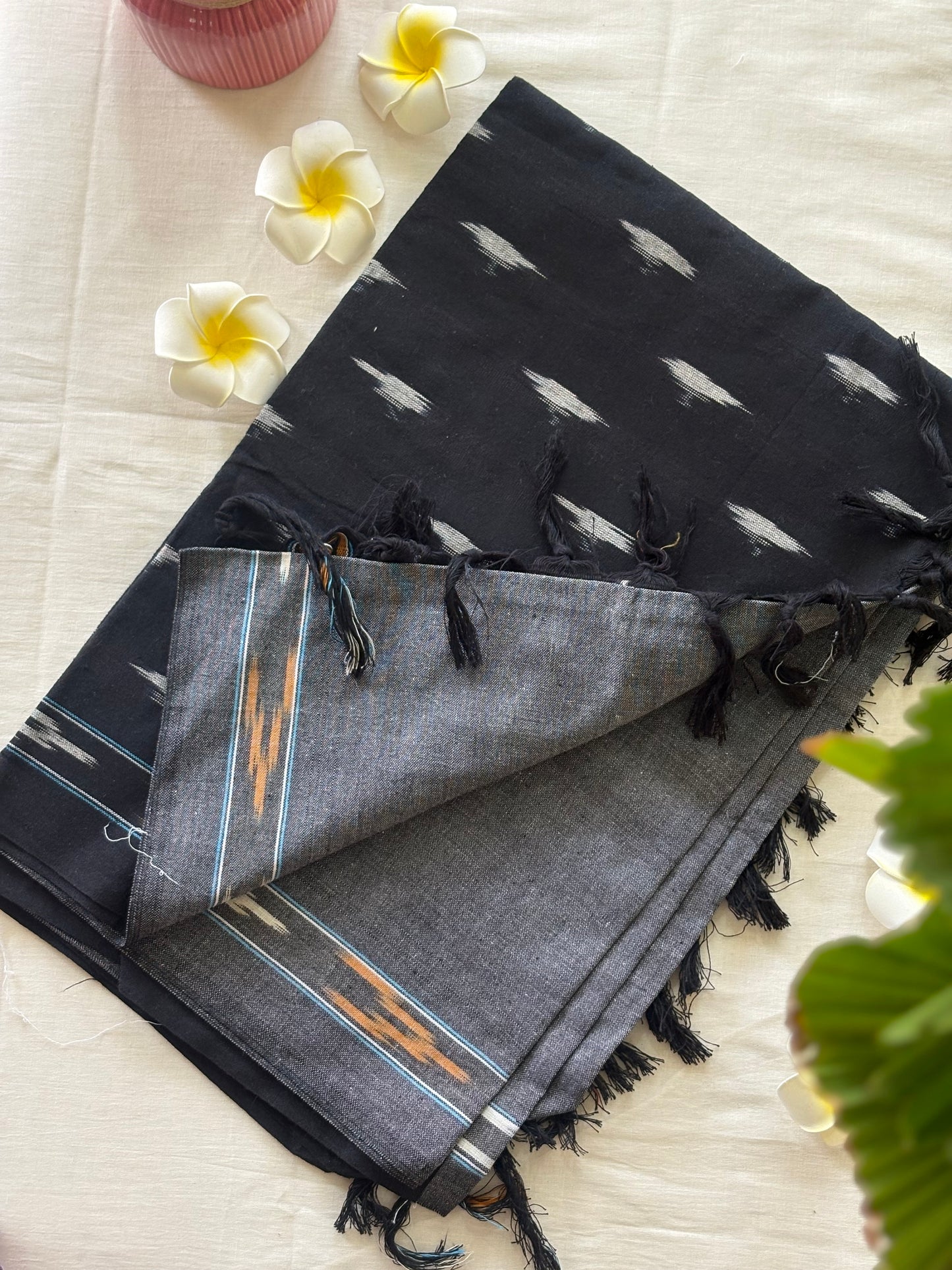 Chalk & Charcoal Ikat Dupatta