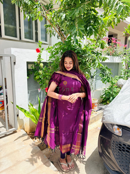 Vadamalli Kanchi Cotton Kurta dupatta