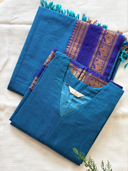 Water Lily Kanchi Cotton Kurta dupatta