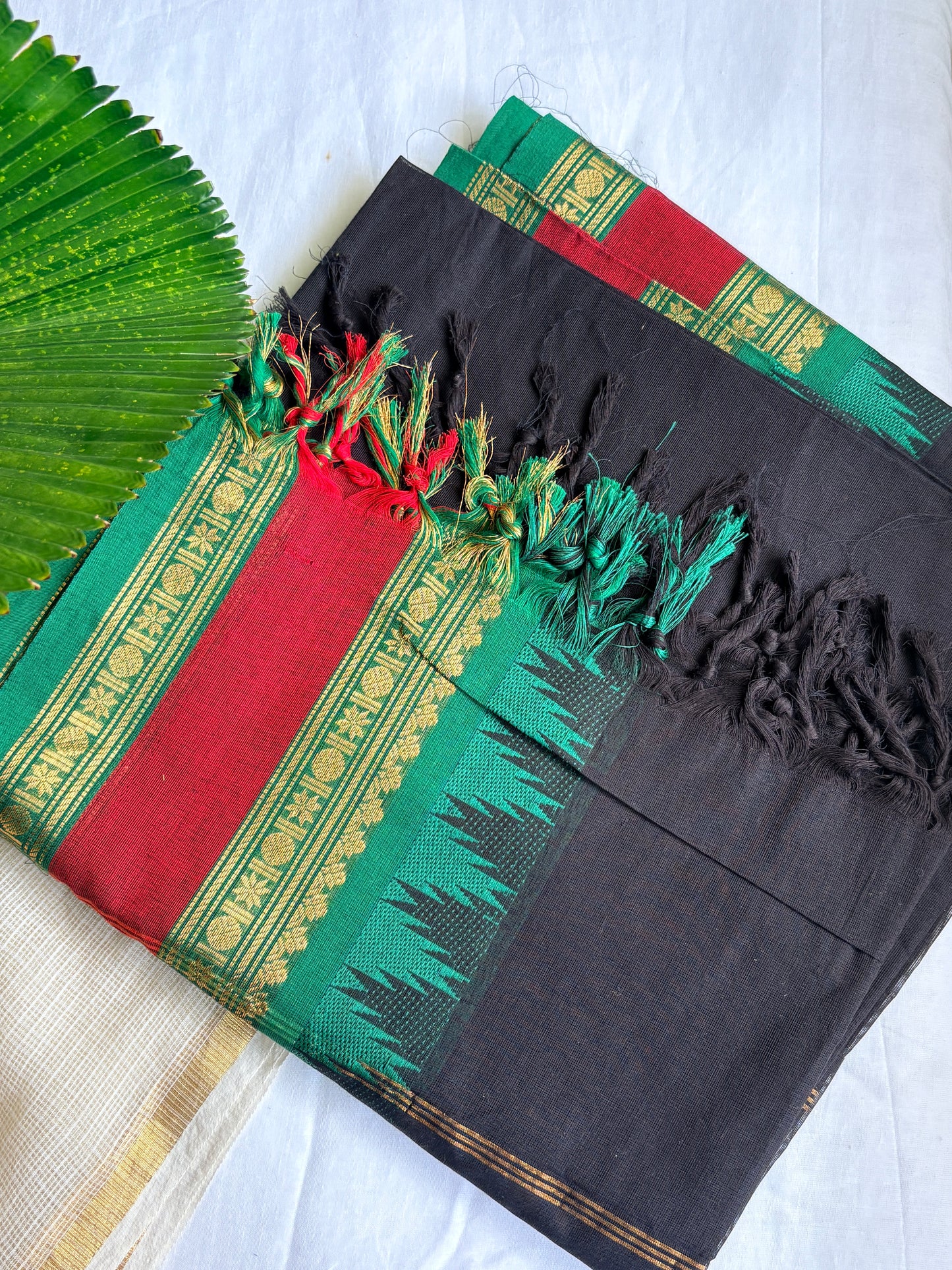 Black Kanchi dupatta