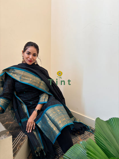 Pepper kattam Kurta dupatta
