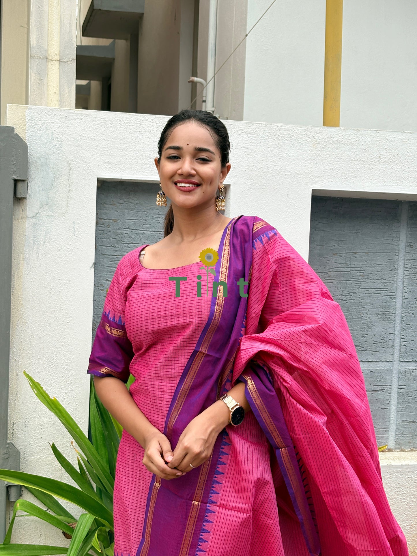 Rose falooda Kurta dupatta