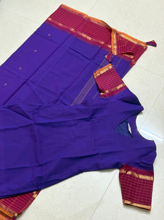 Majestic Berry Kurta dupatta