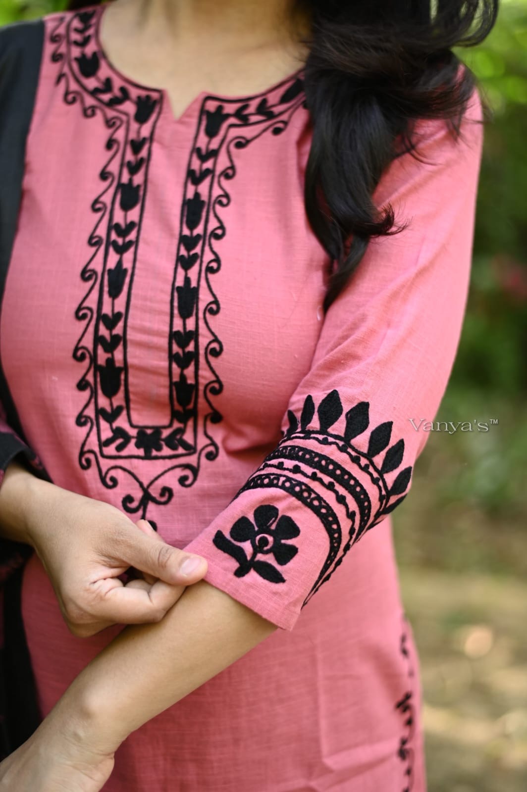 Pink south cotton Suit Set