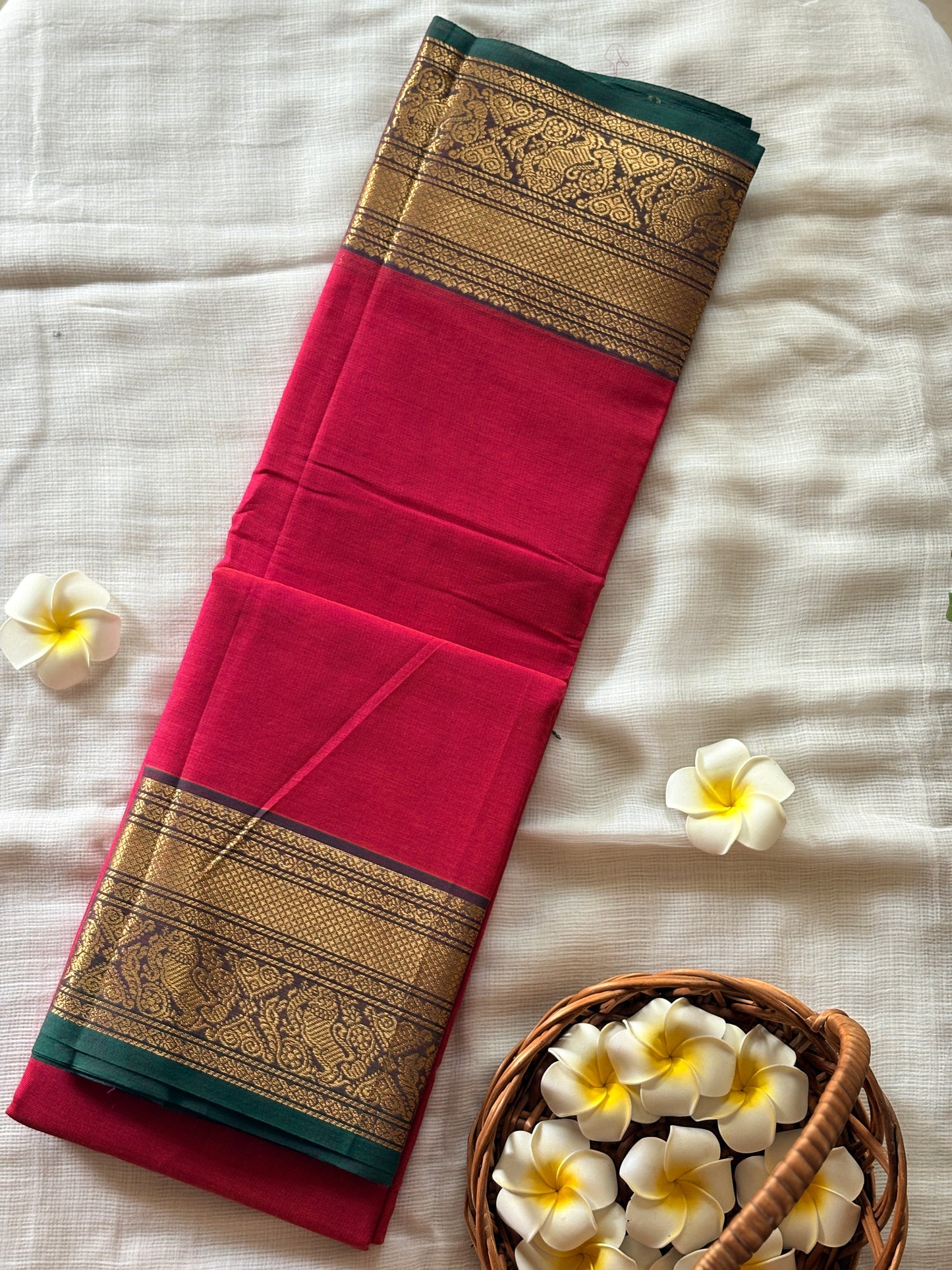 Chettinad Pink saree