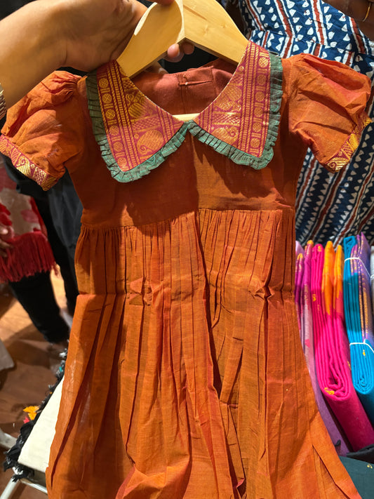 Sunset glow Kanchi baby dress