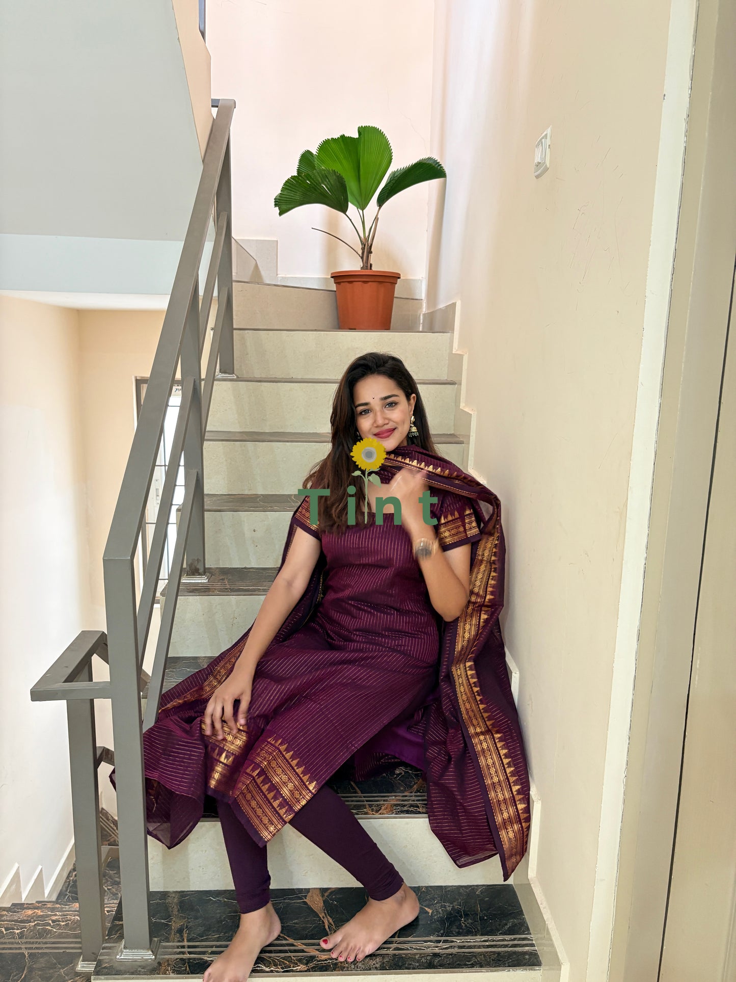 Beetroot Jam kurta dupatta