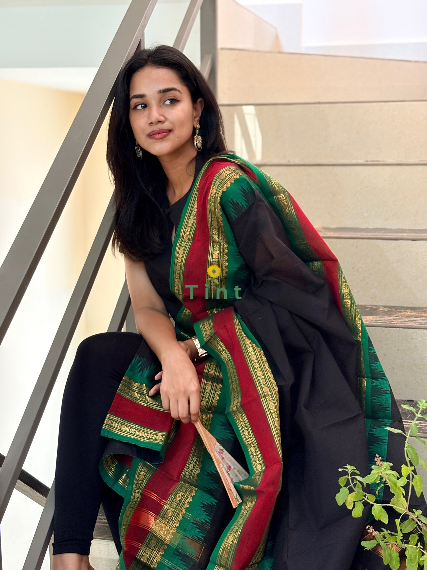 Black Coffee Kanchi cotton kurta dupatta