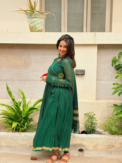Jade Green cotton dress (Prebooking 20 days)
