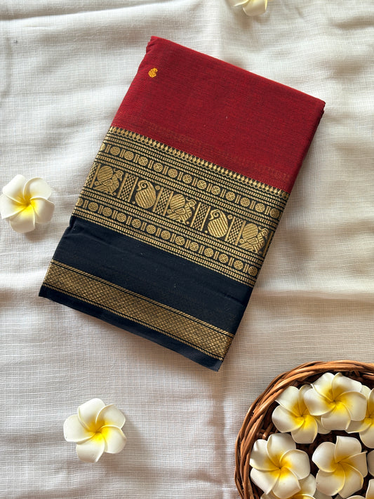 Black Cherry saree