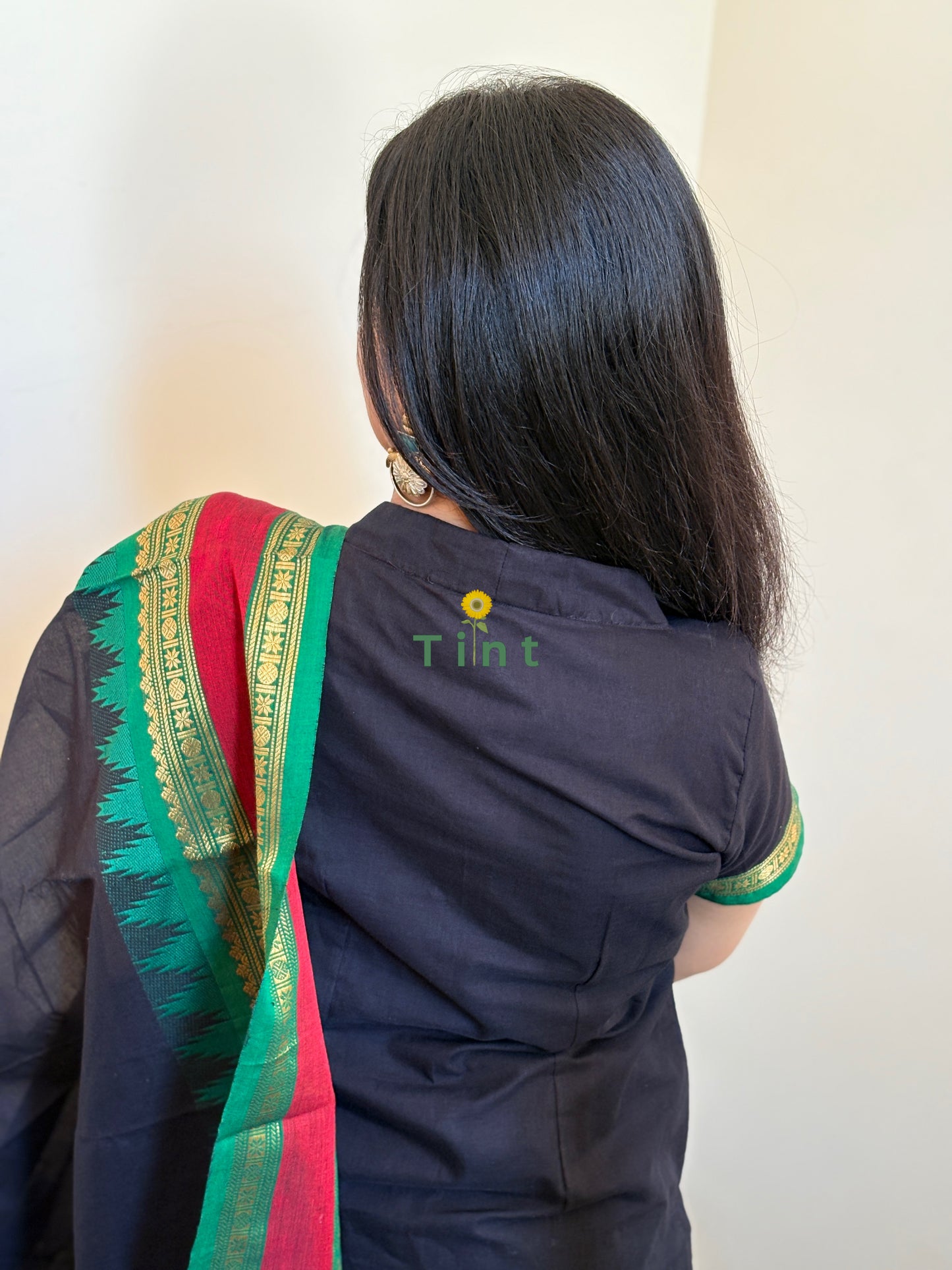 Black Coffee Kanchi cotton kurta dupatta